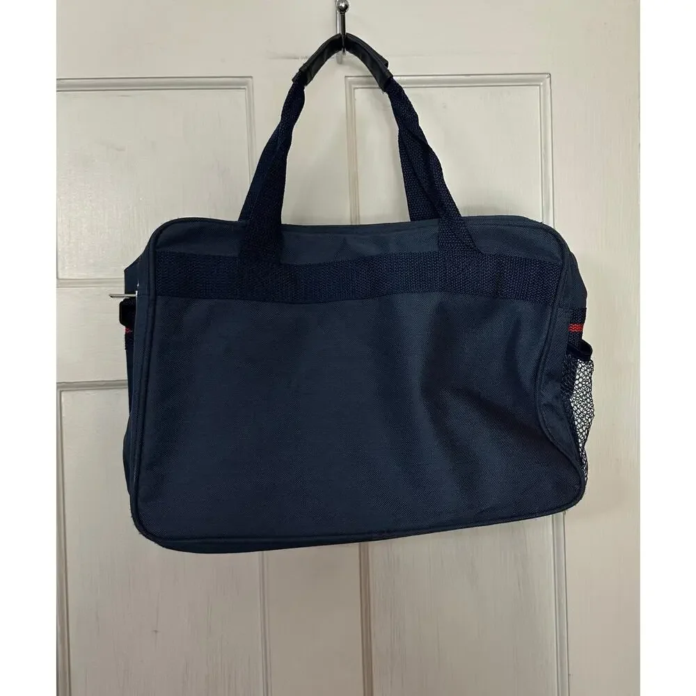 Trafalgar‎ TT Tote Travel Bag Carry-On Navy Blue Embroidered Heavy Duty Gym Bag